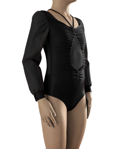 ELLIE Leotard Base - Black